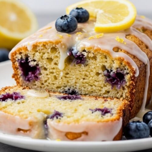 Lemon Blueberry Bread – Moist, Bursting with Berries & Delicious
