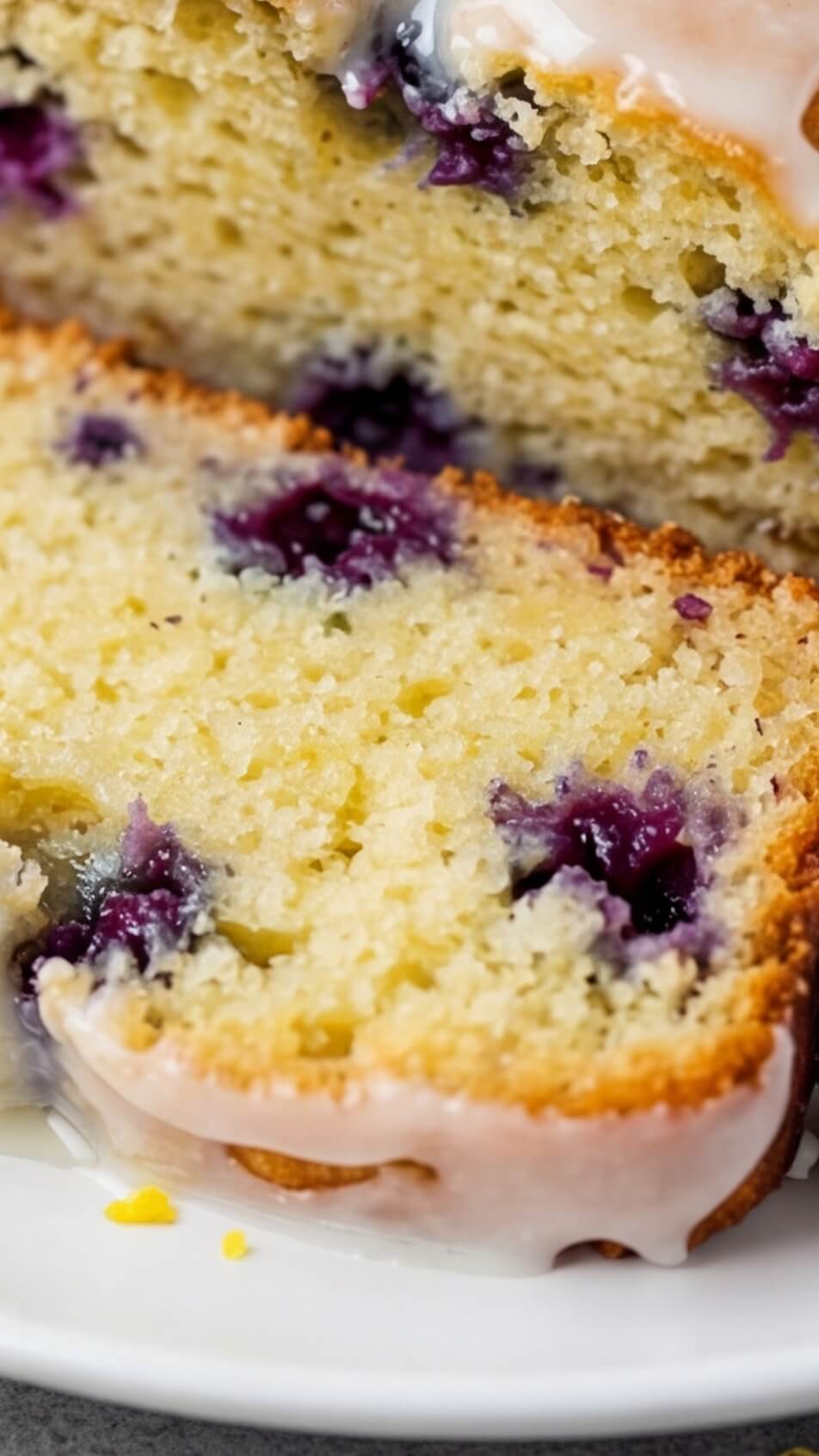 Lemon Blueberry Bread – Moist, Bursting with Berries & Delicious