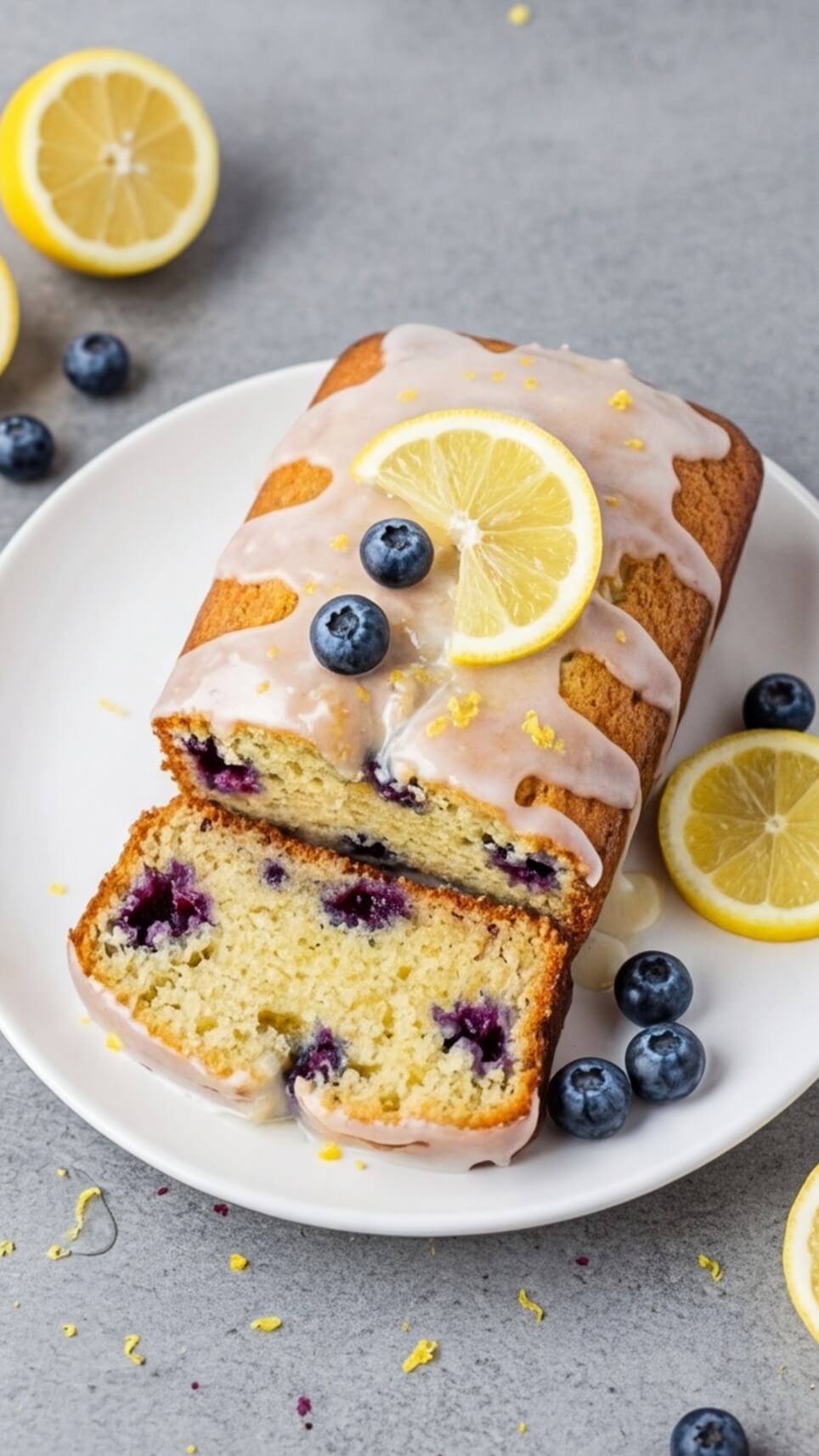 Lemon Blueberry Bread – Moist, Bursting with Berries & Delicious