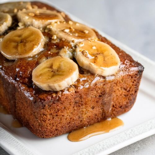 This Maple Banana Bread is a delightful twist on a classic favorite, combining the natural sweetness of ripe bananas with rich maple syrup for a flavor-packed treat! Moist and tender, this banana bread is infused with warm spices like cinnamon and nutmeg, elevating the comforting banana flavor. The addition of crunchy walnuts or pecans adds texture and a nutty depth, making each slice a satisfying experience. Perfect for breakfast, a snack, or a sweet treat any time of day, this maple-infused loaf will fill your kitchen with a warm, inviting aroma. Ready to bake something delicious? Check out the recipe and enjoy a slice of this maple goodness!