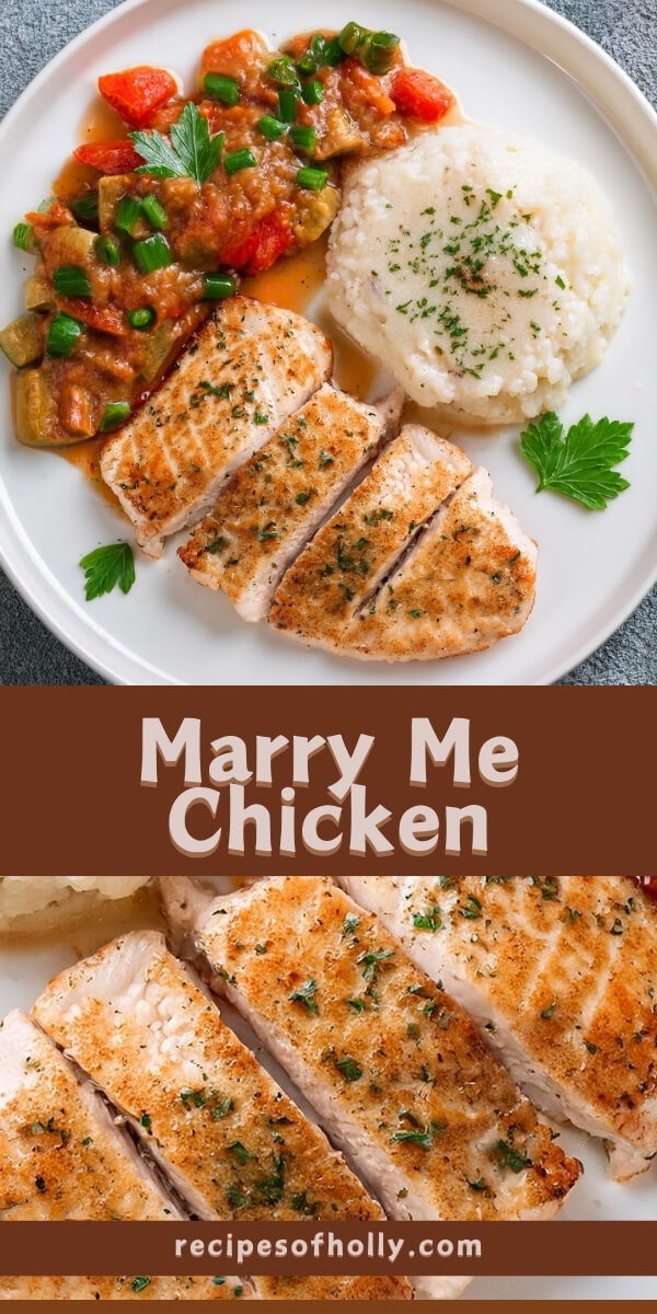 Whether you’re hosting a romantic dinner, celebrating a special occasion, or simply craving a delicious meal, Marry Me Chicken is the perfect choice. The combination of creamy sauce and tender chicken makes it a crowd-pleaser that everyone will enjoy.