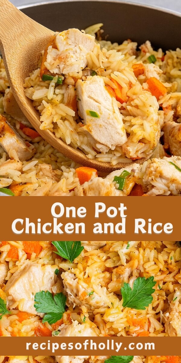 Whether you’re hosting a casual dinner, preparing a quick lunch, or looking for a comforting meal, One Pot Chicken and Rice is the perfect choice. The combination of tender chicken, fluffy rice, and flavorful vegetables makes it a crowd-pleaser that everyone will enjoy.