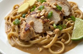 Peanut Chicken Noodles Recipe, Creamy and Flavorful Dinner