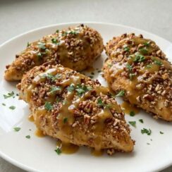 Crispy Pecan Chicken Recipe with Simple Ingredients