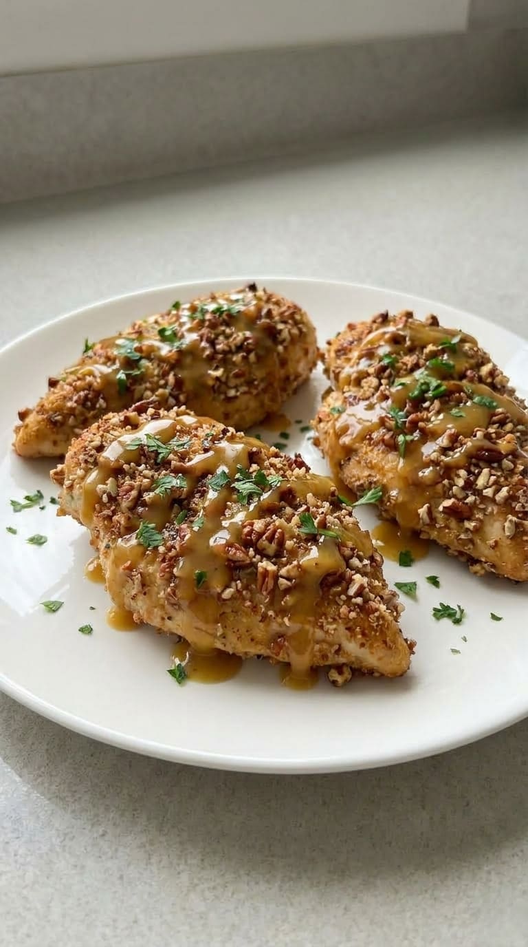 Crispy Pecan Chicken Recipe with Simple Ingredients