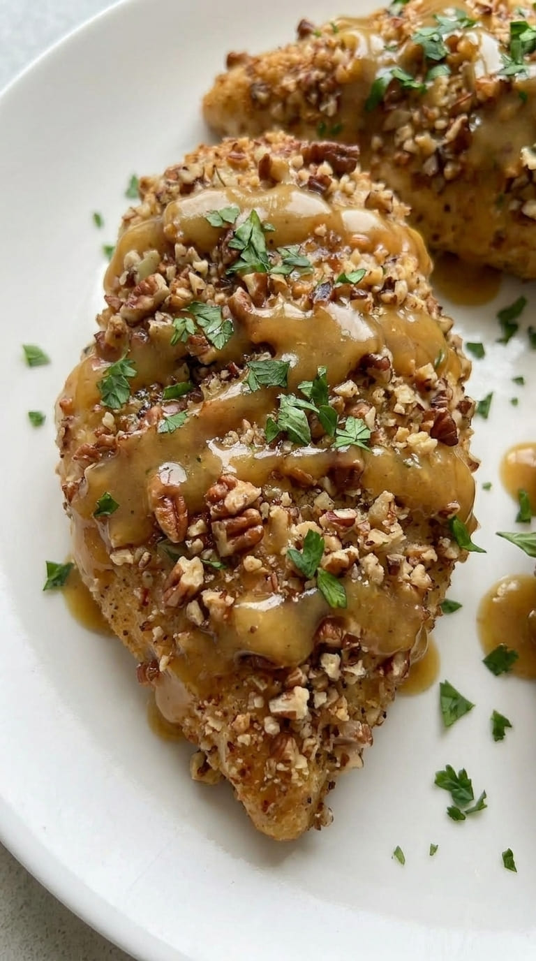 Crispy Pecan Chicken Recipe with Simple Ingredients
