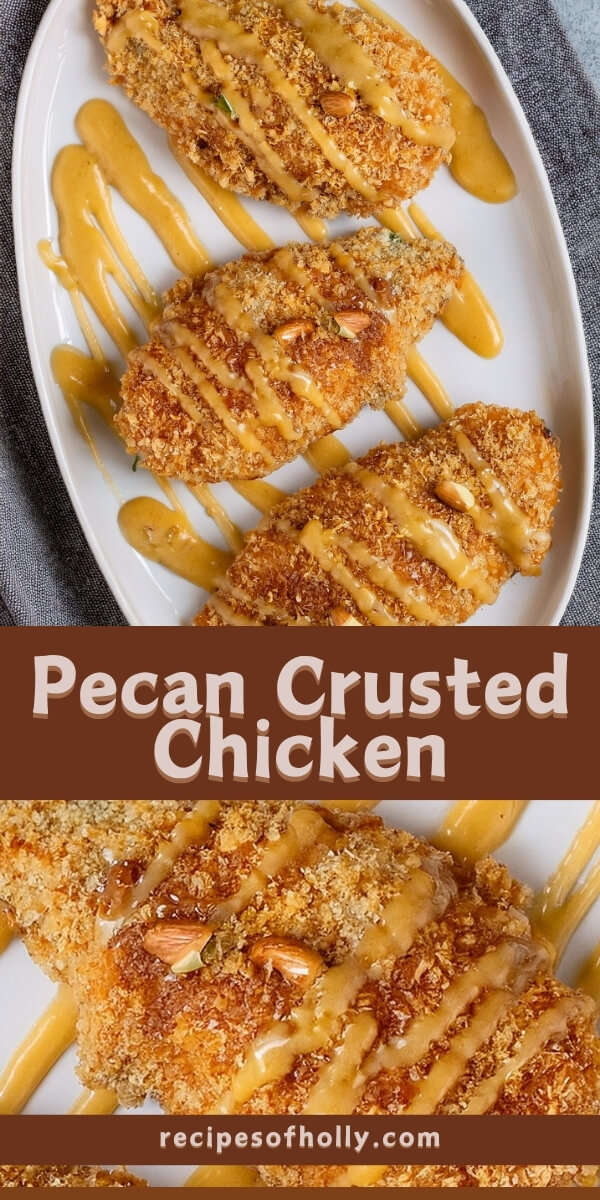 Pecan Crusted Chicken is a delightful dish that pairs juicy chicken breasts with a crispy pecan coating, all brought together with a tangy honey mustard glaze. Ideal for weeknight dinners or special gatherings, this recipe will impress family and friends alike.