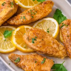 These Skillet Citrus Chicken Tenders are a bright and zesty dish that will elevate your dinner routine! Juicy chicken tenders are marinated in a refreshing citrus blend, then seared to golden perfection in a skillet. The combination of tangy lemon and orange flavors adds a delightful twist that keeps every bite light and flavorful. Perfect for serving over a bed of greens or alongside your favorite sides, this recipe is a quick and easy way to bring some sunshine to your table! Ready to give it a try? Check out the recipe and enjoy this delicious citrusy meal!