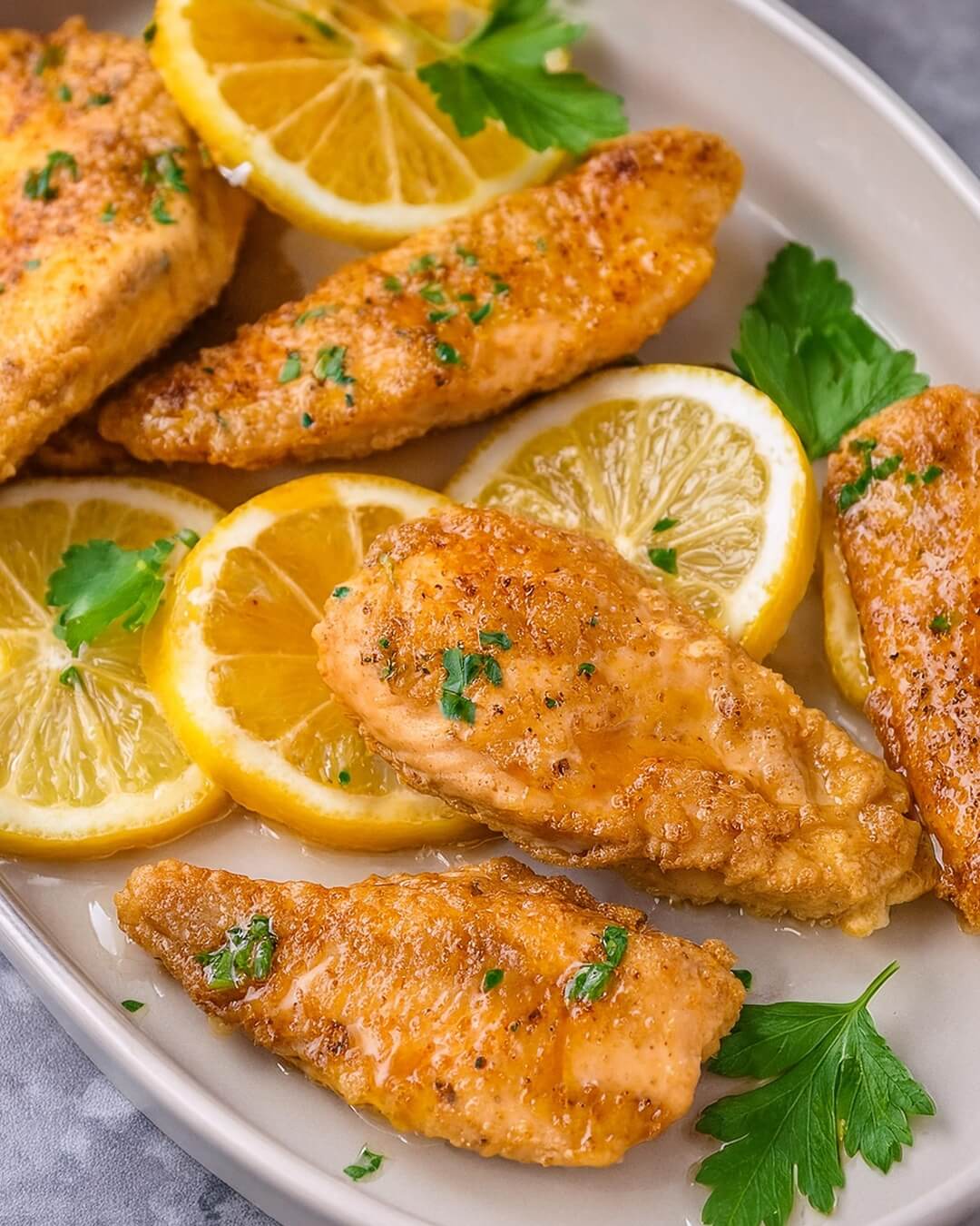 These Skillet Citrus Chicken Tenders are a bright and zesty dish that will elevate your dinner routine! Juicy chicken tenders are marinated in a refreshing citrus blend, then seared to golden perfection in a skillet. The combination of tangy lemon and orange flavors adds a delightful twist that keeps every bite light and flavorful. Perfect for serving over a bed of greens or alongside your favorite sides, this recipe is a quick and easy way to bring some sunshine to your table! Ready to give it a try? Check out the recipe and enjoy this delicious citrusy meal!