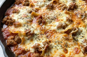 Homemade Skillet Lasagna with Simple Ingredients