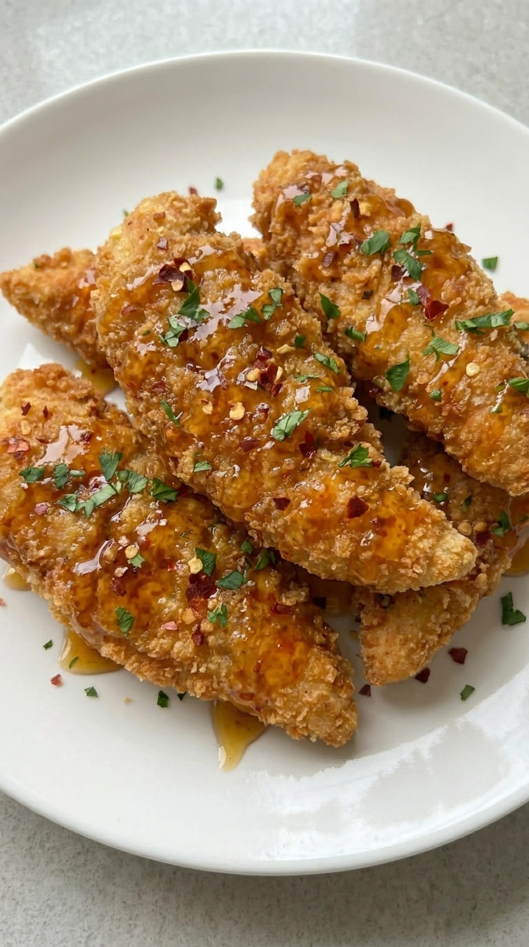 Crispy Honey Chicken Recipe with Sweet and Spicy Sauce
