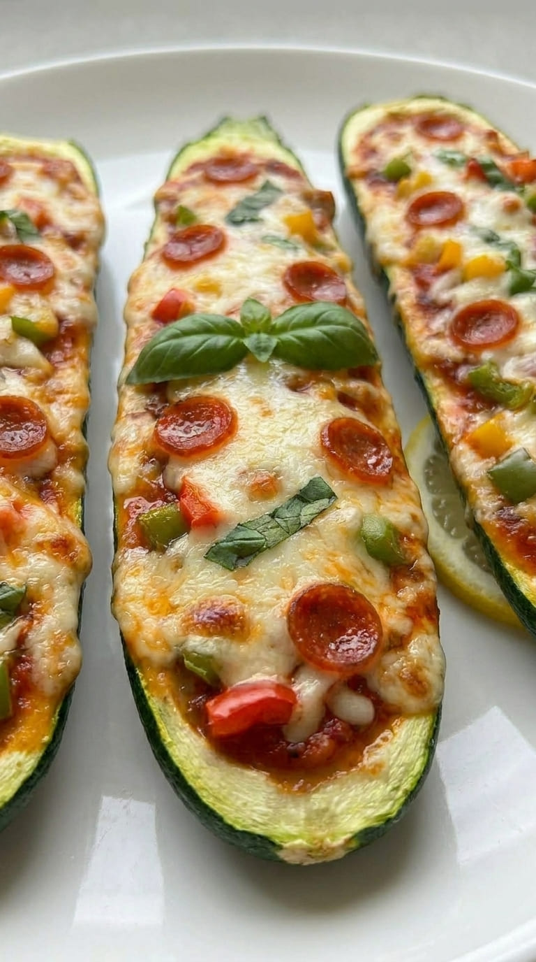 Healthy Zucchini Pizza Boats Everyone Loves