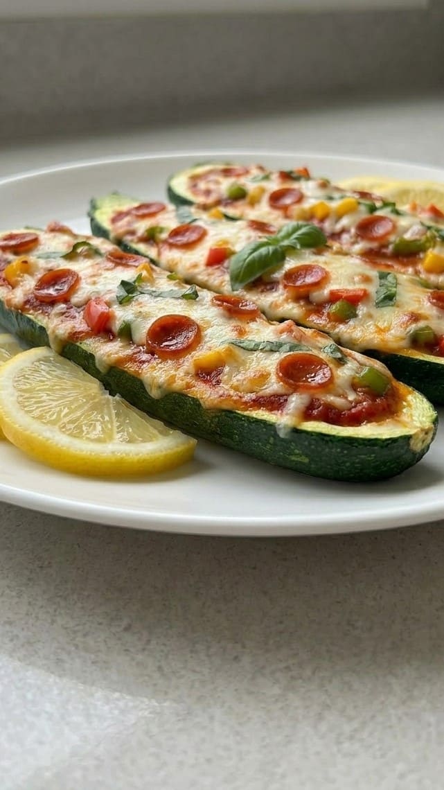 Healthy Zucchini Pizza Boats Everyone Loves