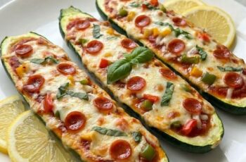 Healthy Zucchini Pizza Boats Everyone Loves