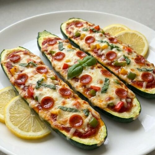 Healthy Zucchini Pizza Boats Everyone Loves