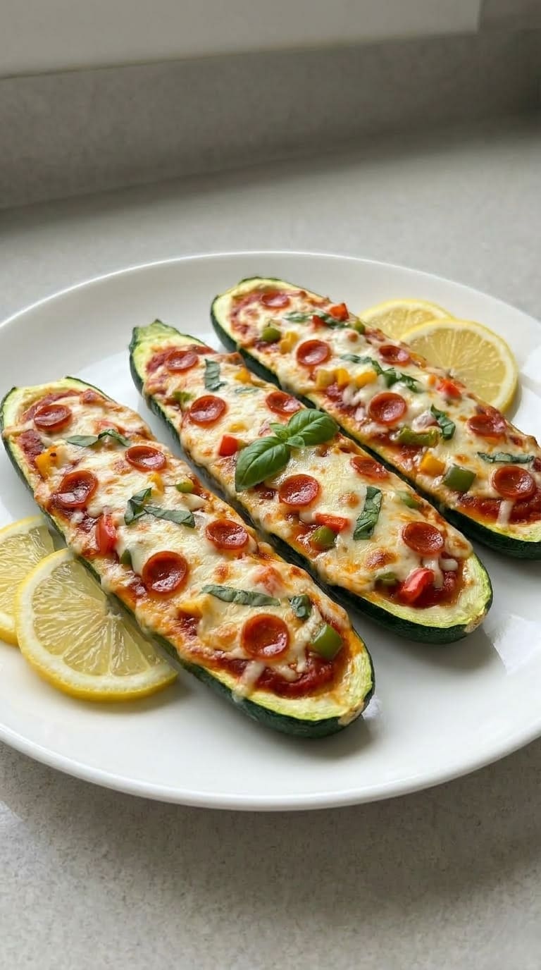 Healthy Zucchini Pizza Boats Everyone Loves