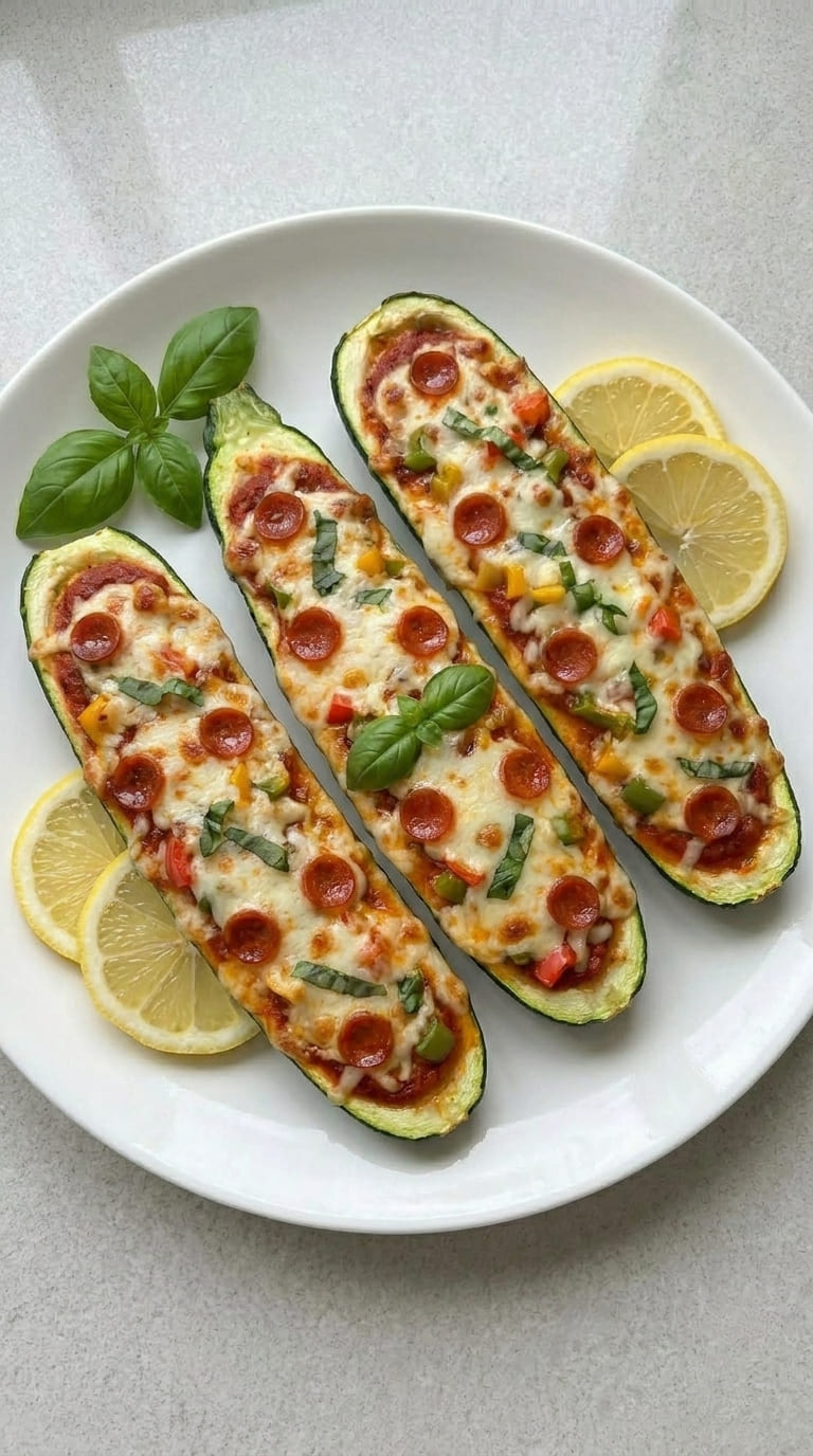 Healthy Zucchini Pizza Boats Everyone Loves