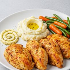 Get perfectly juicy air fryer chicken breast with a golden crust—ready in just 20 minutes! Fast, healthy, and flavor-packed—no dry meat here.