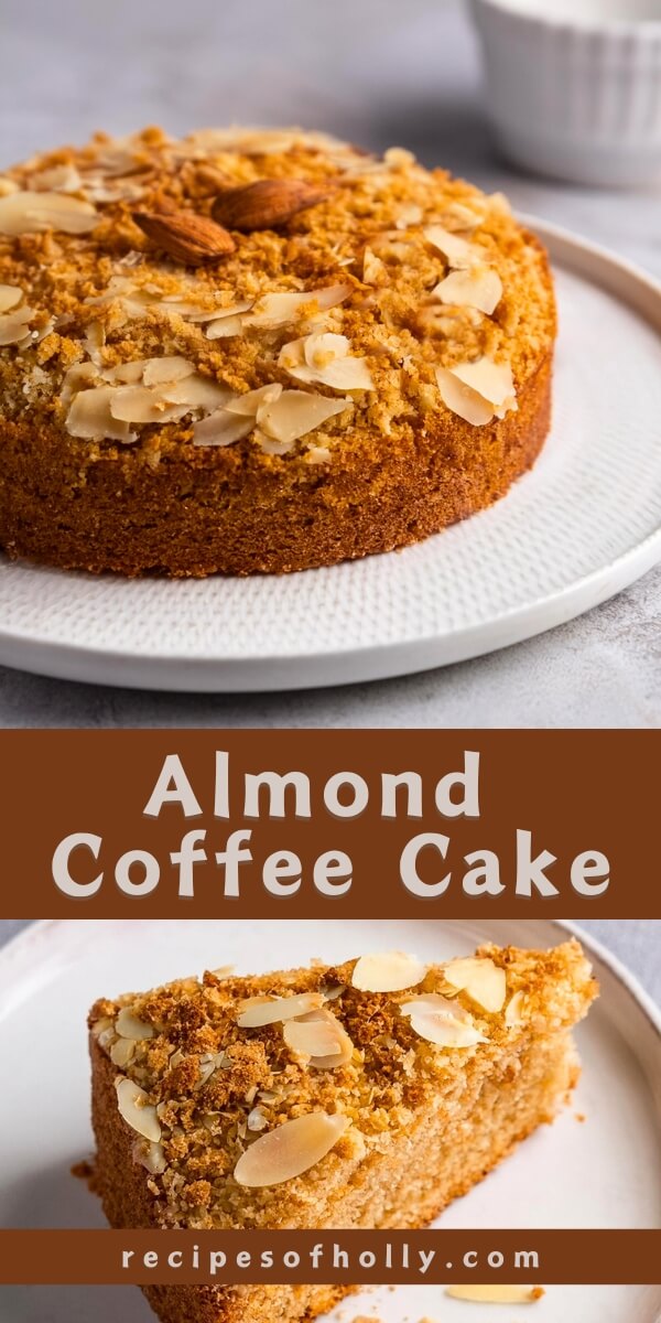 This Almond Coffee Cake combines a tender, almond-infused base with a buttery cinnamon-almond streusel topping. The balance of sweetness, nuttiness, and warmth makes it perfect for pairing with coffee or tea, creating a delightful treat for breakfast or dessert.