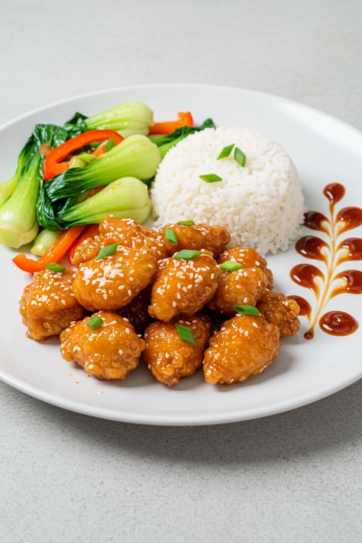 This crispy Chinese honey chicken is coated in a golden batter and sticky-sweet glaze, bursting with bold flavor and ready in just 20 minutes!