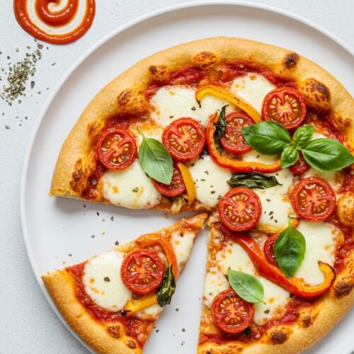 Crispy on the edges, soft in the center—this gluten-free pizza dough rolls out like a dream and bakes up golden and chewy! No weird texture, no compromises—just real pizza joy 🍕