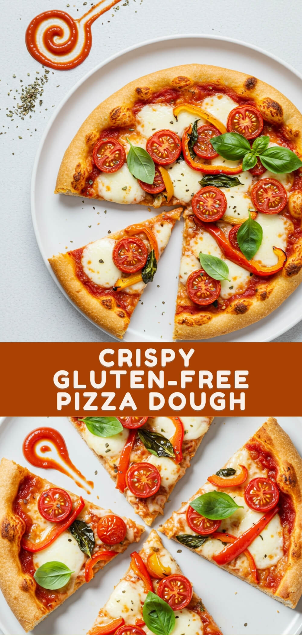 Crispy on the edges, soft in the center—this gluten-free pizza dough rolls out like a dream and bakes up golden and chewy! No weird texture, no compromises—just real pizza joy 🍕