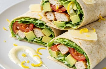 Make lunch easy with this delicious avocado chicken Caesar wrap—full of flavor, fresh ingredients, and done in 30 minutes—perfect for busy days!