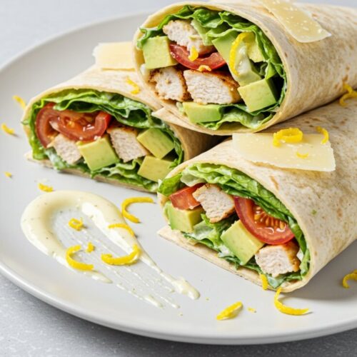 Make lunch easy with this delicious avocado chicken Caesar wrap—full of flavor, fresh ingredients, and done in 30 minutes—perfect for busy days!