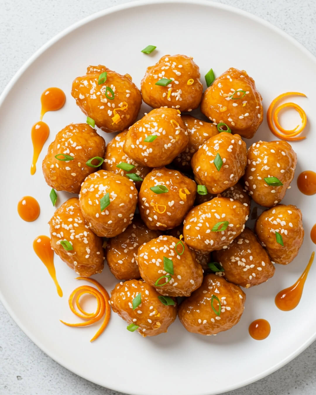 This lighter orange chicken skips deep frying and delivers tender sautéed chicken coated in a bright, tangy orange-honey sauce—flavor-packed and under 25 minutes!