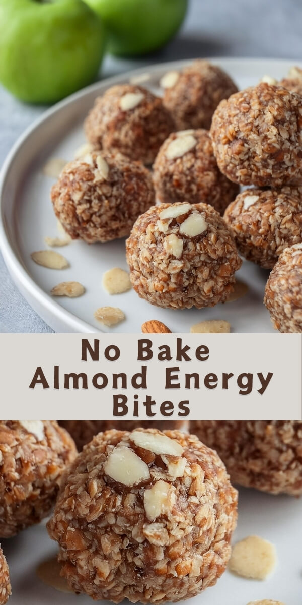 These No-Bake Almond Energy Bites are packed with wholesome ingredients, balancing protein, healthy fats, and natural sweetness for a convenient and satisfying snack. Perfect for busy days or pre-workout fuel!