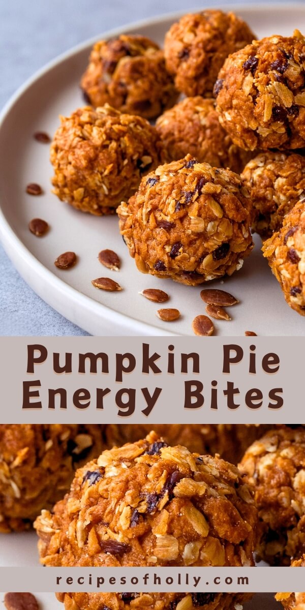 Pumpkin Pie Energy Bites are a no-bake treat combining wholesome oats, creamy nut butter, and pure pumpkin with warm spices and a touch of sweetness. They’re perfect for a grab-and-go snack or a satisfying energy boost with a taste reminiscent of fall. The chocolate chips add a delightful finish to these nutritious bites.