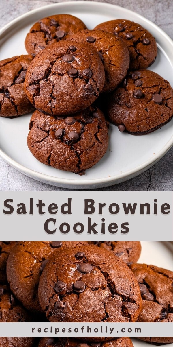These Salted Brownie Cookies deliver a perfect balance of sweet, salty, and fudgy flavors. The combination of cocoa, dark brown sugar, and sea salt creates a decadent treat that's both indulgent and satisfying.