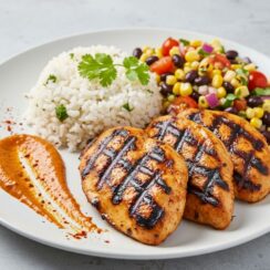 Juicy chicken marinated in smoky chipotle spices, grilled to perfection, and packed with bold Tex‑Mex flavor—ready in just 45 minutes!