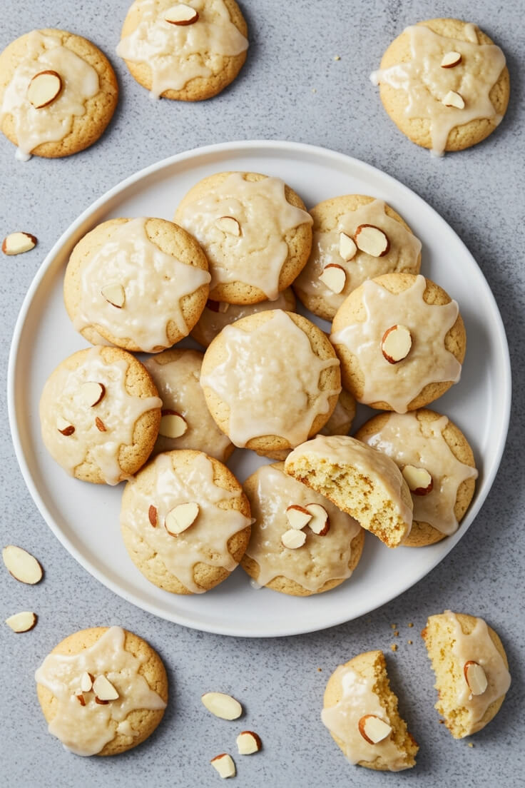 Soft Almond Sugar Cookies