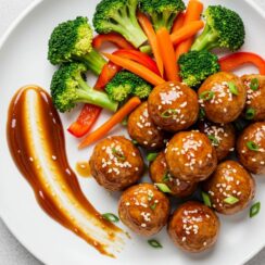 Teriyaki Chicken Meatballs are a delicious and healthy meal that combines tender chicken meatballs with a sweet and savory teriyaki glaze. Perfect for family dinners, meal prep, or a special gathering, these meatballs are sure to impress.