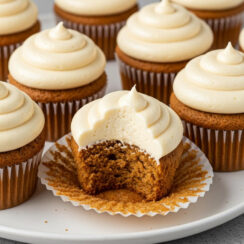 Biscoff Cupcakes with Biscoff Cream Cheese