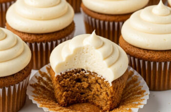 Biscoff Cupcakes with Biscoff Cream Cheese