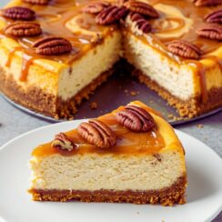 Caramel Pecan Cheesecake