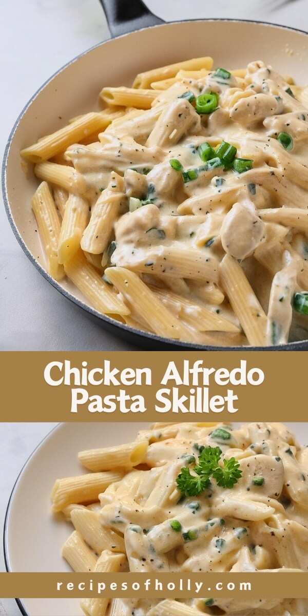 Craving a comforting, creamy meal without the fuss? This easy one-pan recipe delivers tender pasta, rich Alfredo sauce, juicy chicken, and sweet peas—all in one skillet! Perfect for busy weeknights or cozy nights in.