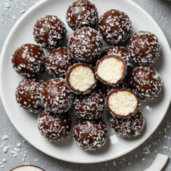 Homemade Chocolate Coconut Balls