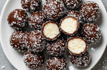 Homemade Chocolate Coconut Balls