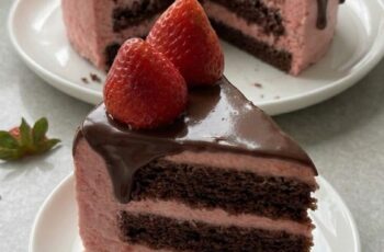 Moist Chocolate Strawberry Cake Perfect for Birthdays and Special Celebrations