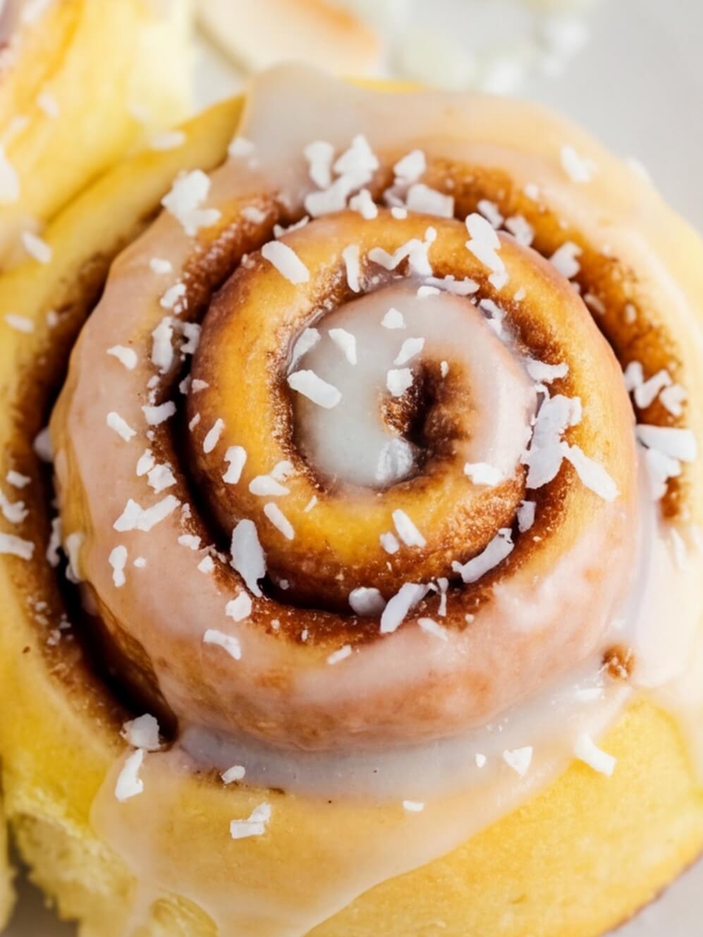 Coconut Cream Cinnamon Rolls – Soft, Fluffy & Tropical Twist