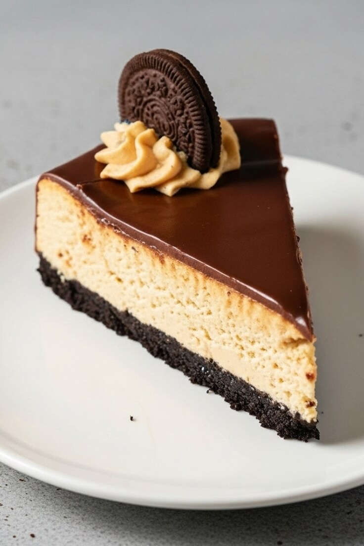 Peanut Butter Cheesecake with chocolate ganache is rich, creamy, and irresistibly smooth. Perfect for peanut butter lovers and special dessert nights.