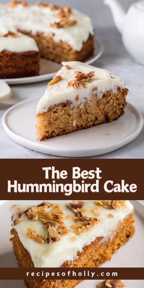 Hummingbird Cake is a tropical delight, blending the flavors of bananas and pineapple with a touch of cinnamon and the crunch of toasted pecans. Topped with a luscious cream cheese frosting, this classic dessert is perfect for celebrations or simply savoring a taste of the tropics.
