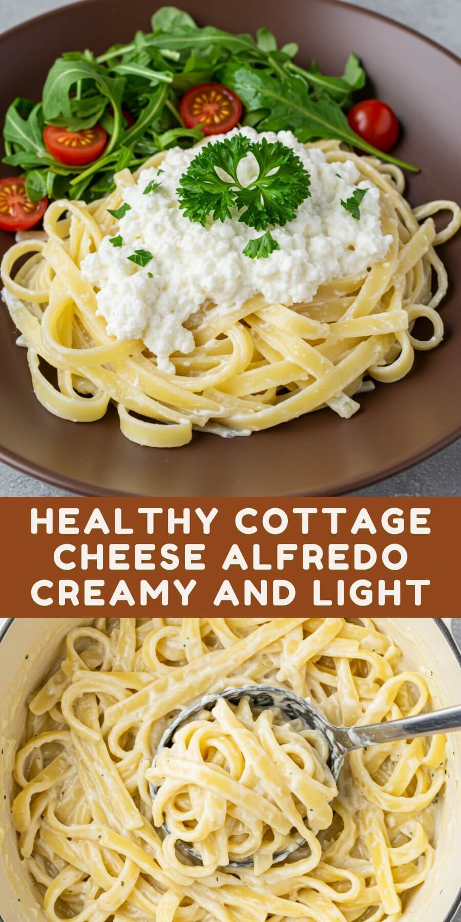 This Cottage Cheese Alfredo offers a lighter twist on the classic creamy pasta sauce. With simple ingredients like cottage cheese, milk, and Parmesan, it’s a guilt-free indulgence that’s packed with flavor and perfect for any pasta night.