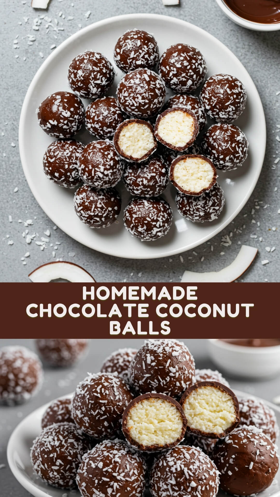 Homemade Chocolate Coconut Balls