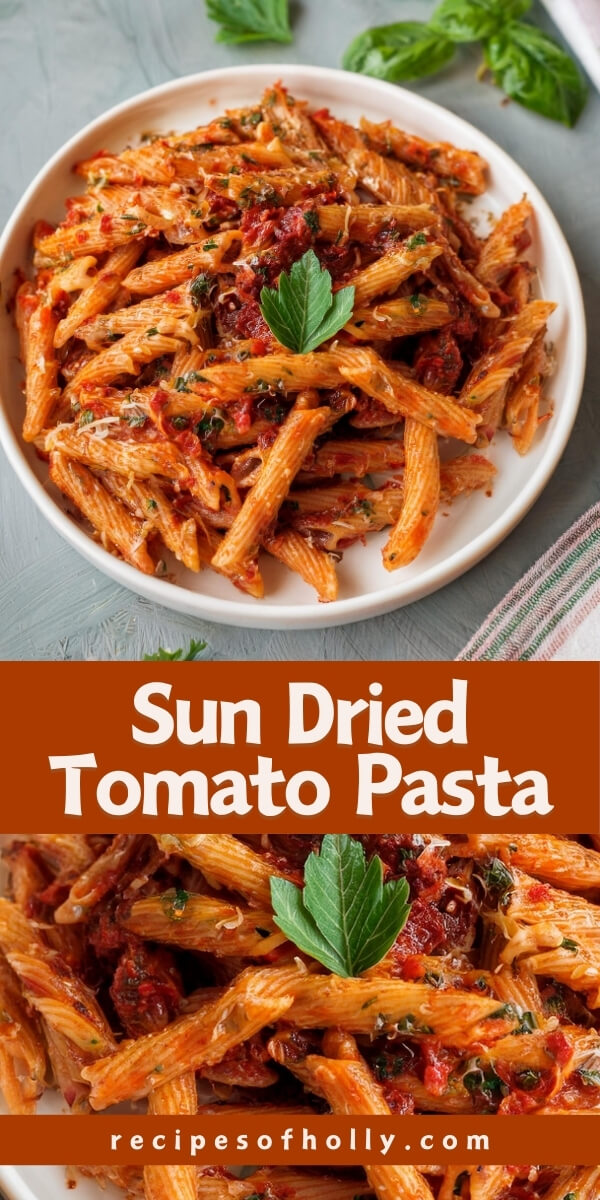 Sun-Dried Tomato Pasta combines rich, creamy sauce with the vibrant flavors of sun-dried tomatoes and fresh spinach. The tangy, savory sauce is balanced with a touch of heat, parmesan, and basil for a comforting and flavorful dish. Ideal for a quick, satisfying dinner that’s both hearty and fresh!