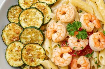 25-Minute Garlic Shrimp Alfredo, Simple and Delicious