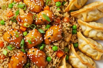 Juicy teriyaki chicken, fluffy rice, and colorful veggies come together in this quick 25-minute fried rice recipe. It’s perfect for weeknight dinners and meal prep.